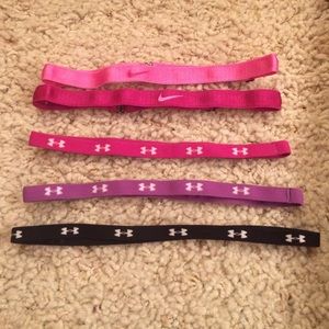 Nike & Under Armour headband set
