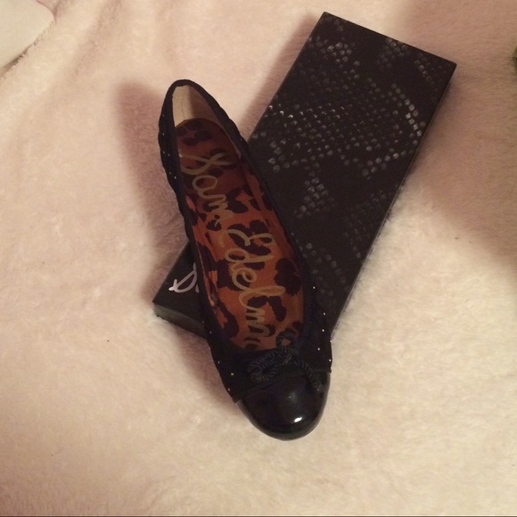 Sam Edelman Black Flats - Picture 3 of 4