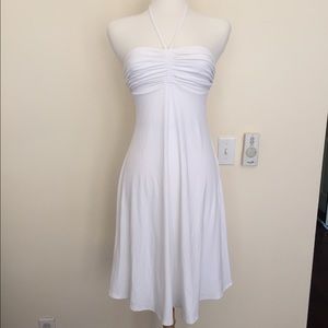 NWOT White Halter Dress Size S