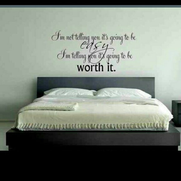 Wall quote sticker