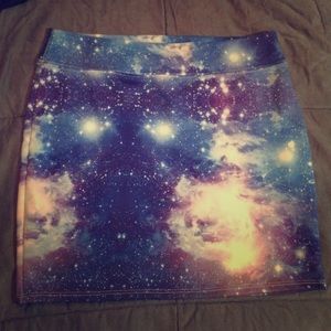 Body-con skirt Galaxy Print
