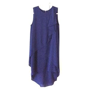 Sleeveless and Flowy Blue BCBGMaxAzria Dress