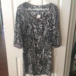 Trina Turk Drawstring Waist Dress