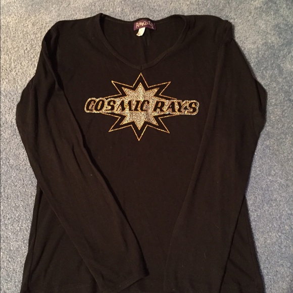 World Cup Cosmic Rays Rhinestone Long Sleeve Shirt