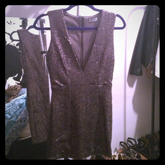 Tobi Sequenced Dress