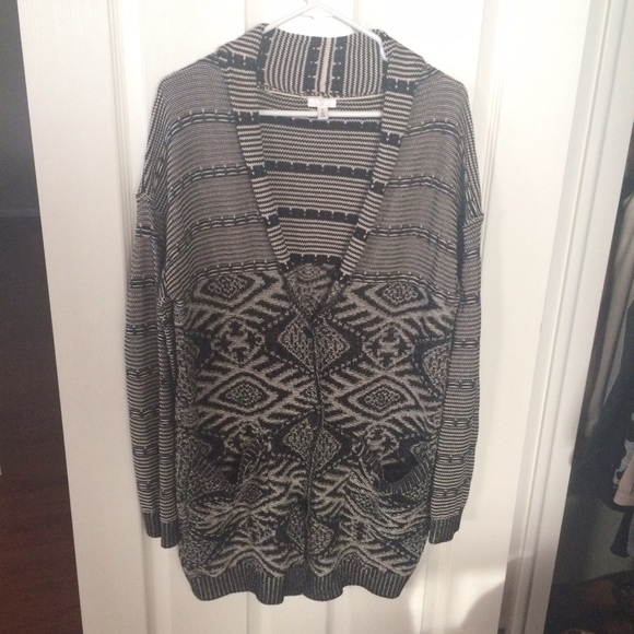 Cooperative long cardigan sweater