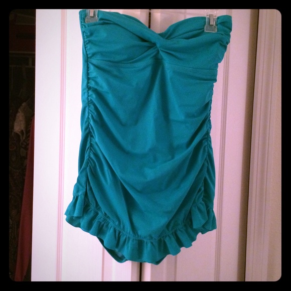 Turquoise swimsuit