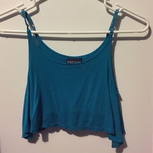Blue WetSeal croptop