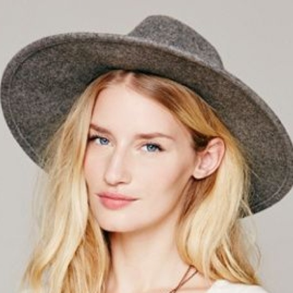 NWT grey Free People wool hat