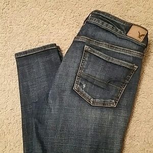 American Eagle Destroyed Jeggings