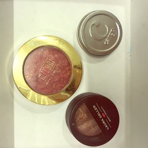 Blush & Eyeshadow : Laura Geller, Cargo, Milani