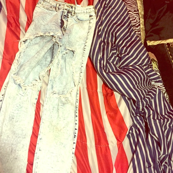 Denim rip Jean