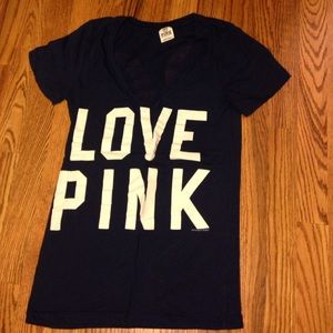 PINK Victoria's Secret Navy Pink Top