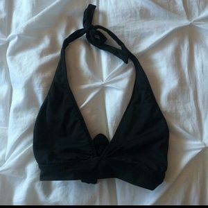 Black bathing suit top