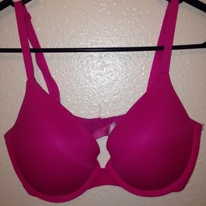 PINK 34D dark pink/purple push-up bra!