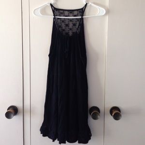 Cotton black sundress