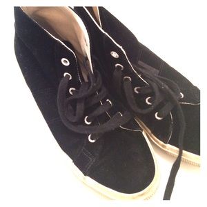 Superga x man repeller velvet sneakers
