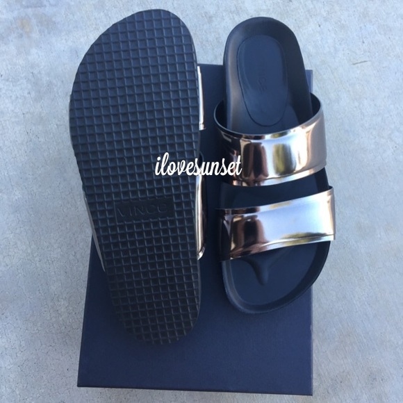 {VINCE} Pewter Slides - Picture 3 of 4