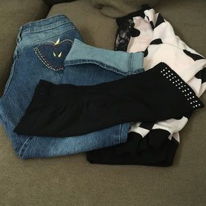 Bundle shirt, pants,holter top 💥💥💥💥💥