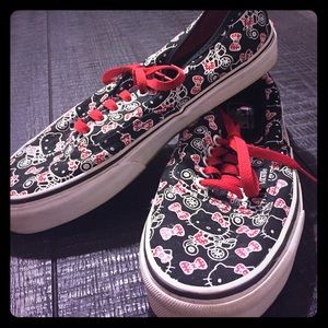 Women's vans hello kitty limited edition