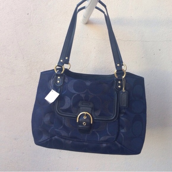 Coach Blue Handbag
