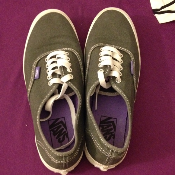 grey and purple vans