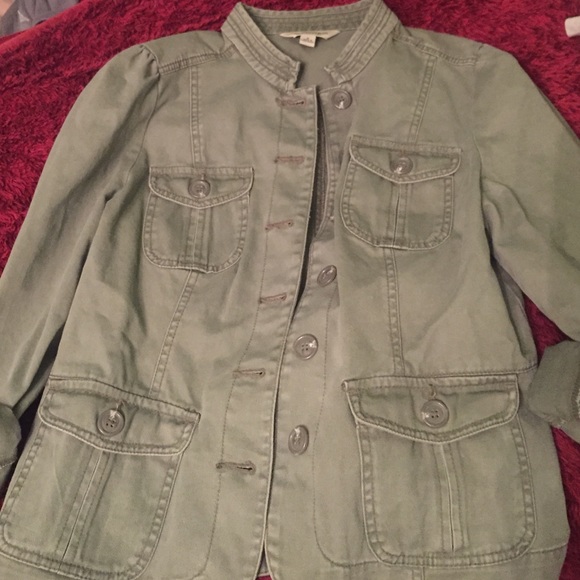 Green army jacket