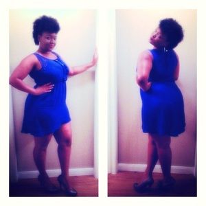 Cobalt Blue Lace Sundress