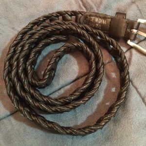 Brown Skinny Belt
