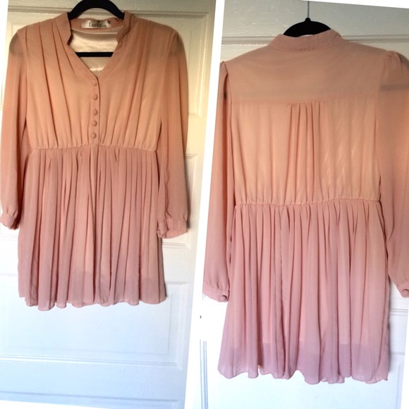 Tops - ❌DONATED❌Sheer powder pink blouse/tunic