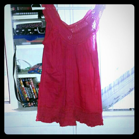 Cute Red Top -Summer Sale