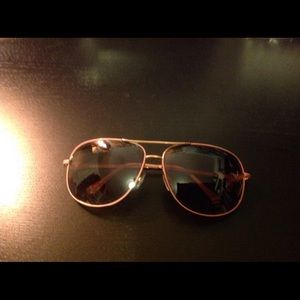 Steve Madden pink aviator glasses