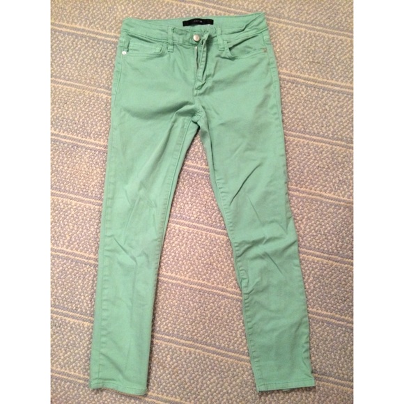 Joe's Jeans mint skinny jeans