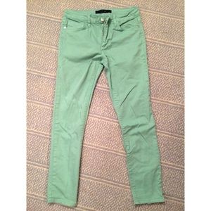 Joe's Jeans mint skinny jeans