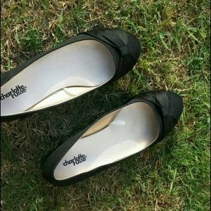 Cute Rue 21 Black Bow Flats