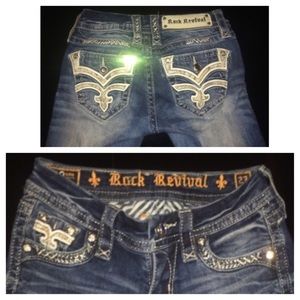 Rock Revival Jeans!! Awesome Wash!! 2.99 shipping!