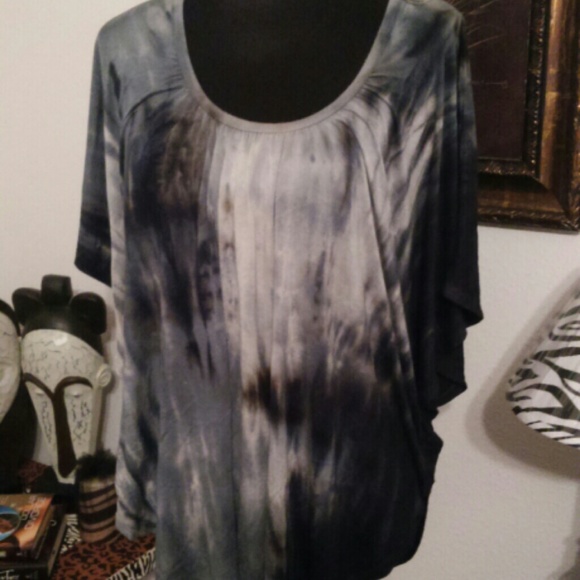 Beautiful Tye Dye Top with Crochet Back