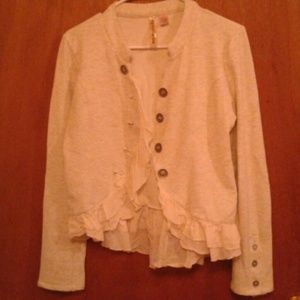Cream riding jacket