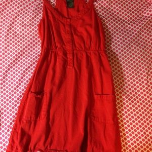 Burnt Orange Summer Dress