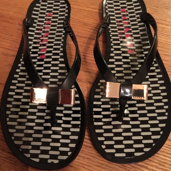 Coach Flip Flops