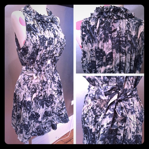 Blue Floral Playsuit