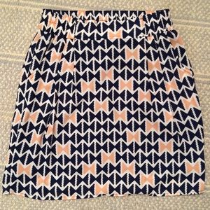 Francesca's Bow Print Skirt
