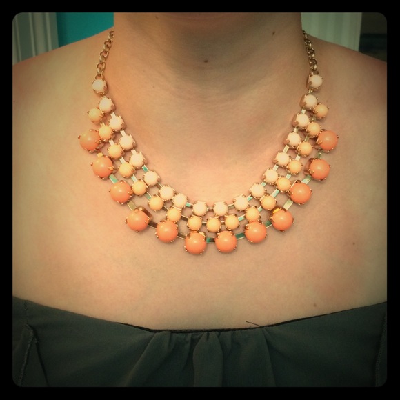 Pink hombre necklace