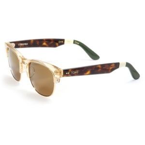 NWOT TOMS Lobamba Tortoise Champagne Sunglasses