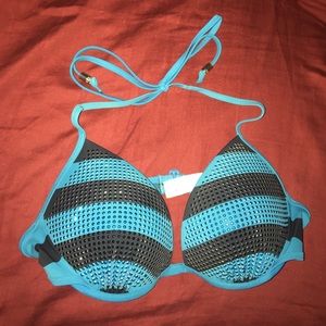 VS PINK push up swim top