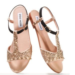 Steve Madden "Torment" sandals (tan/black)