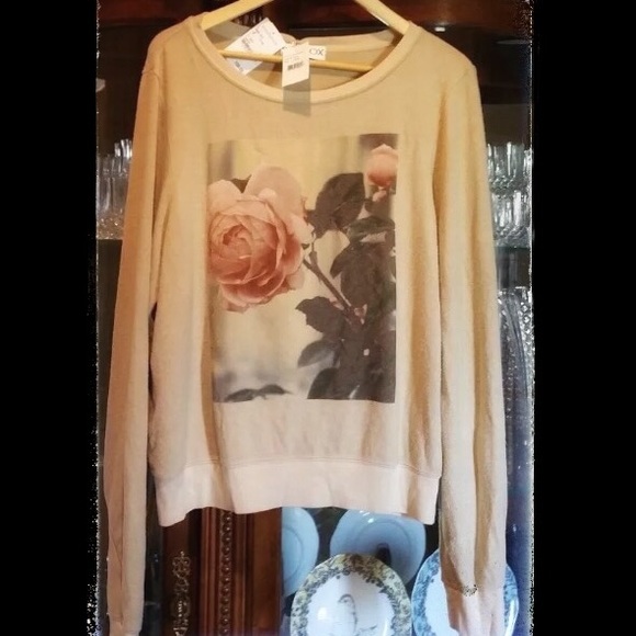 Wildfox Tops - Wildfox English ROSE Jumper/Sweatshirt NWT