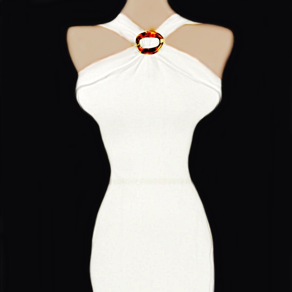 SOLD in my other store GUCCI OFF-WHITE HALTER dres - Picture 1 of 4