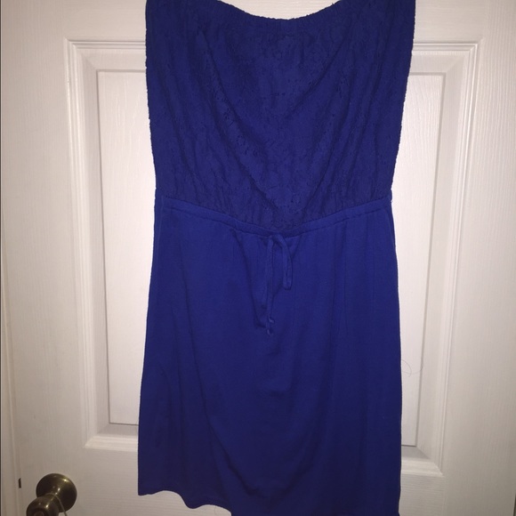 Royal Blue Tube Dress. 💙