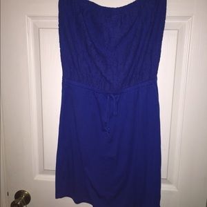 Royal Blue Tube Dress. 💙